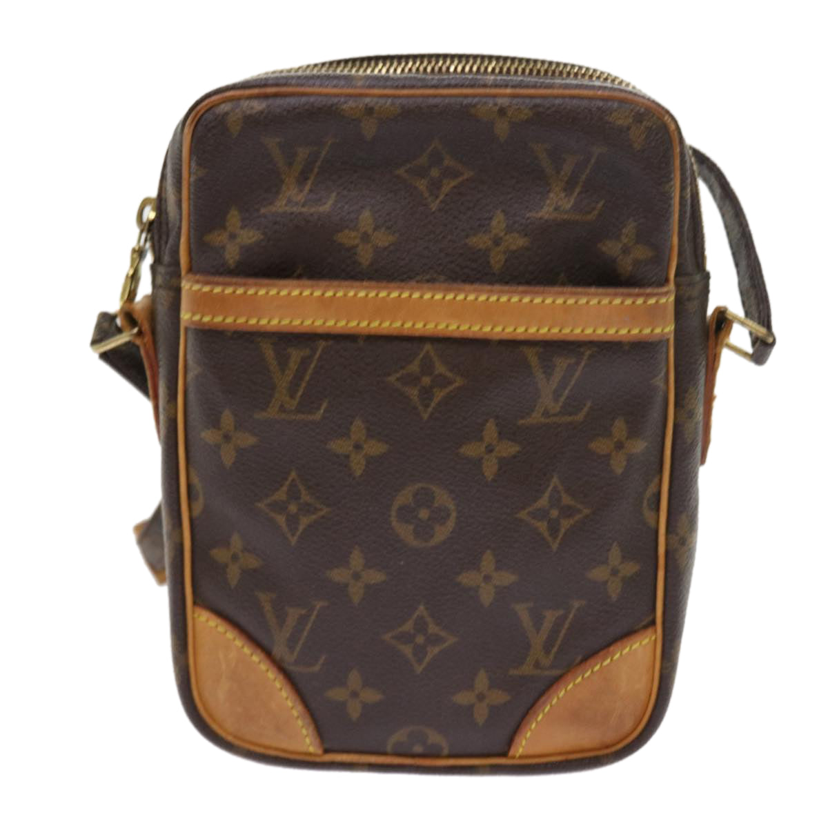 Louis Vuitton Danube Brown Canvas Shoulder Bag