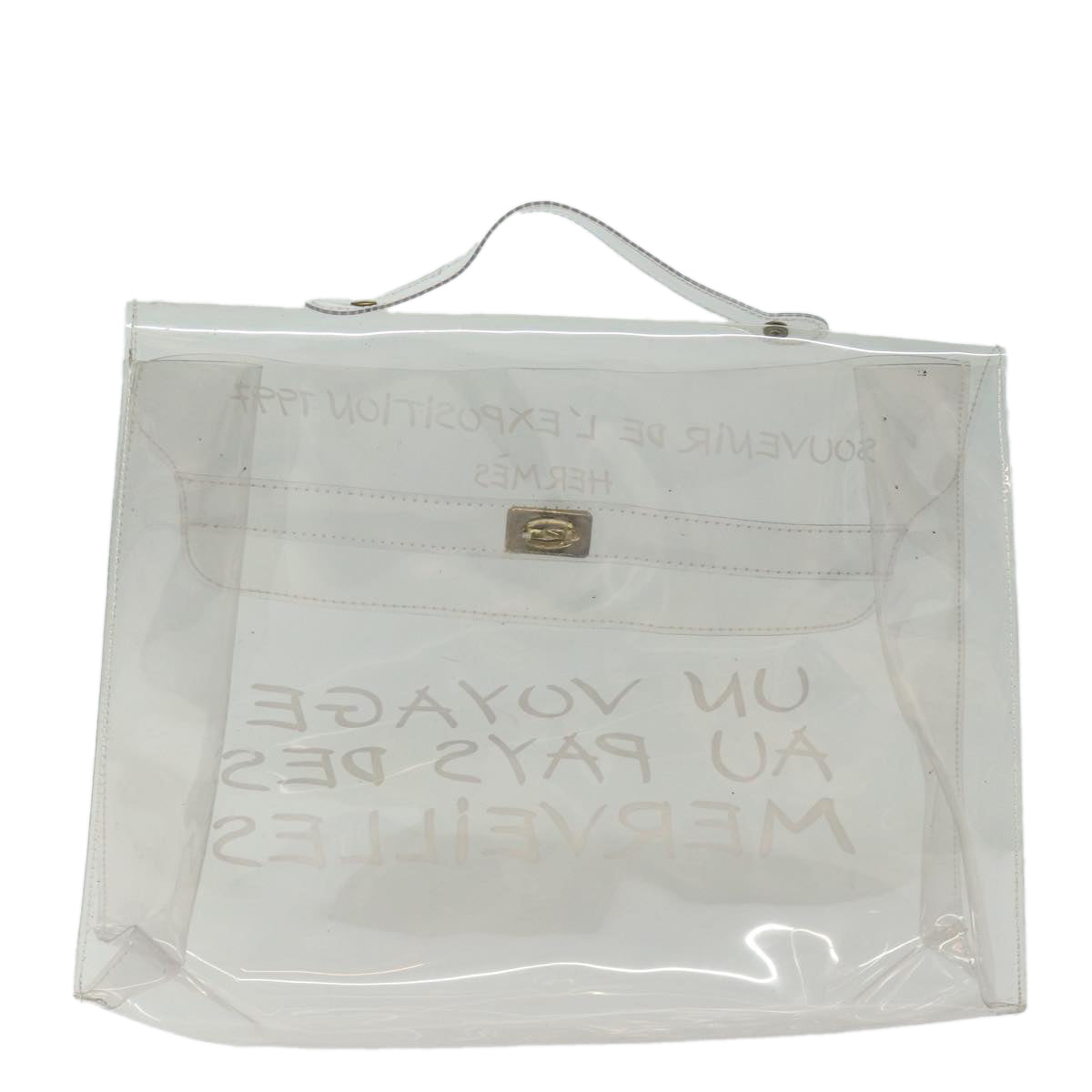 Hermès Kelly Transparent Vinyl Hand Bag