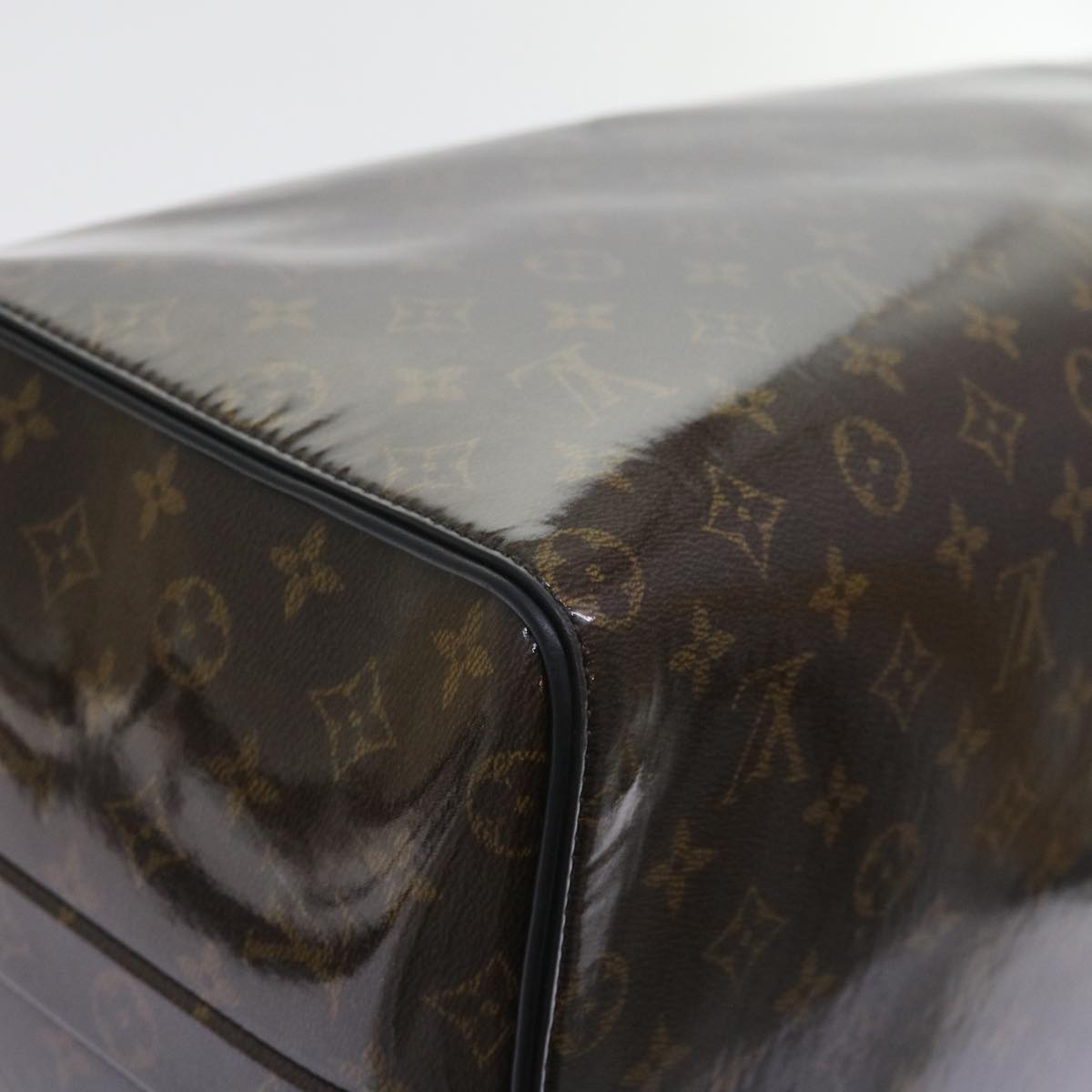 Louis Vuitton Keepall Bandouliere 50 Brown Canvas Travel Bag