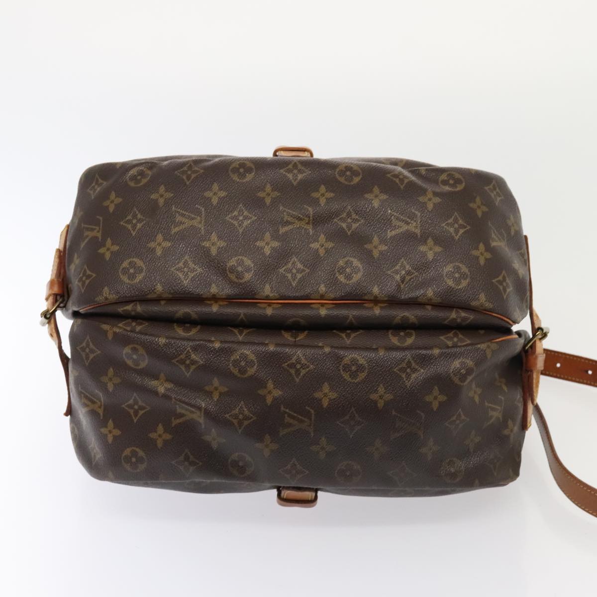 Louis Vuitton Saumur 35 Brown Canvas Shoulder Bag