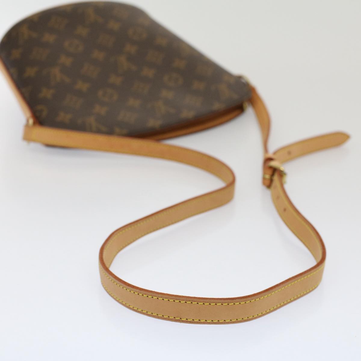 Louis Vuitton Drouot Brown Canvas Shoulder Bag