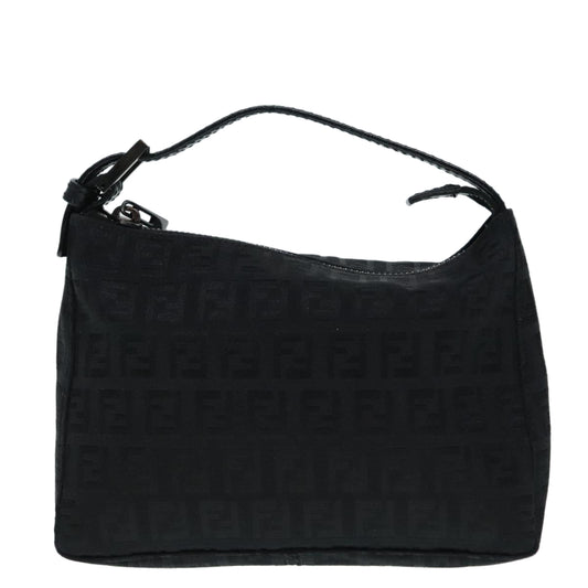 Fendi Zucca Black Canvas Hand Bag