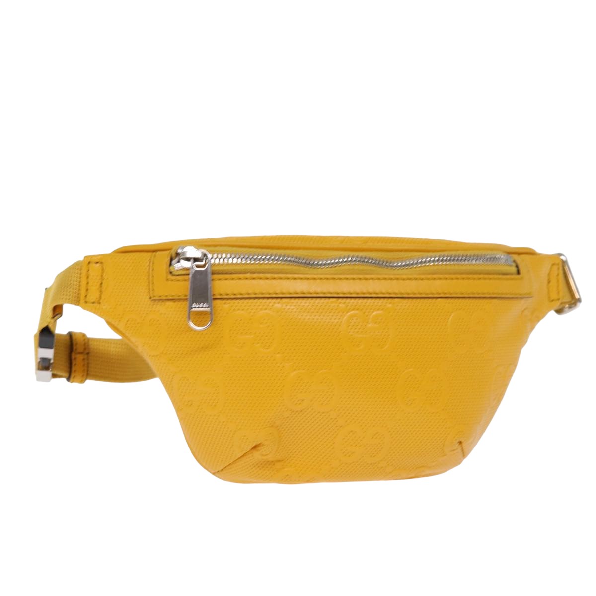 Gucci GG Jumbo Yellow Leather Shoulder Bag