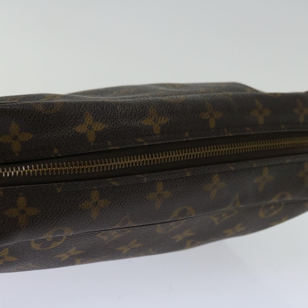 Louis Vuitton Trousse Toilette 28 Brown Canvas Clutch Bag