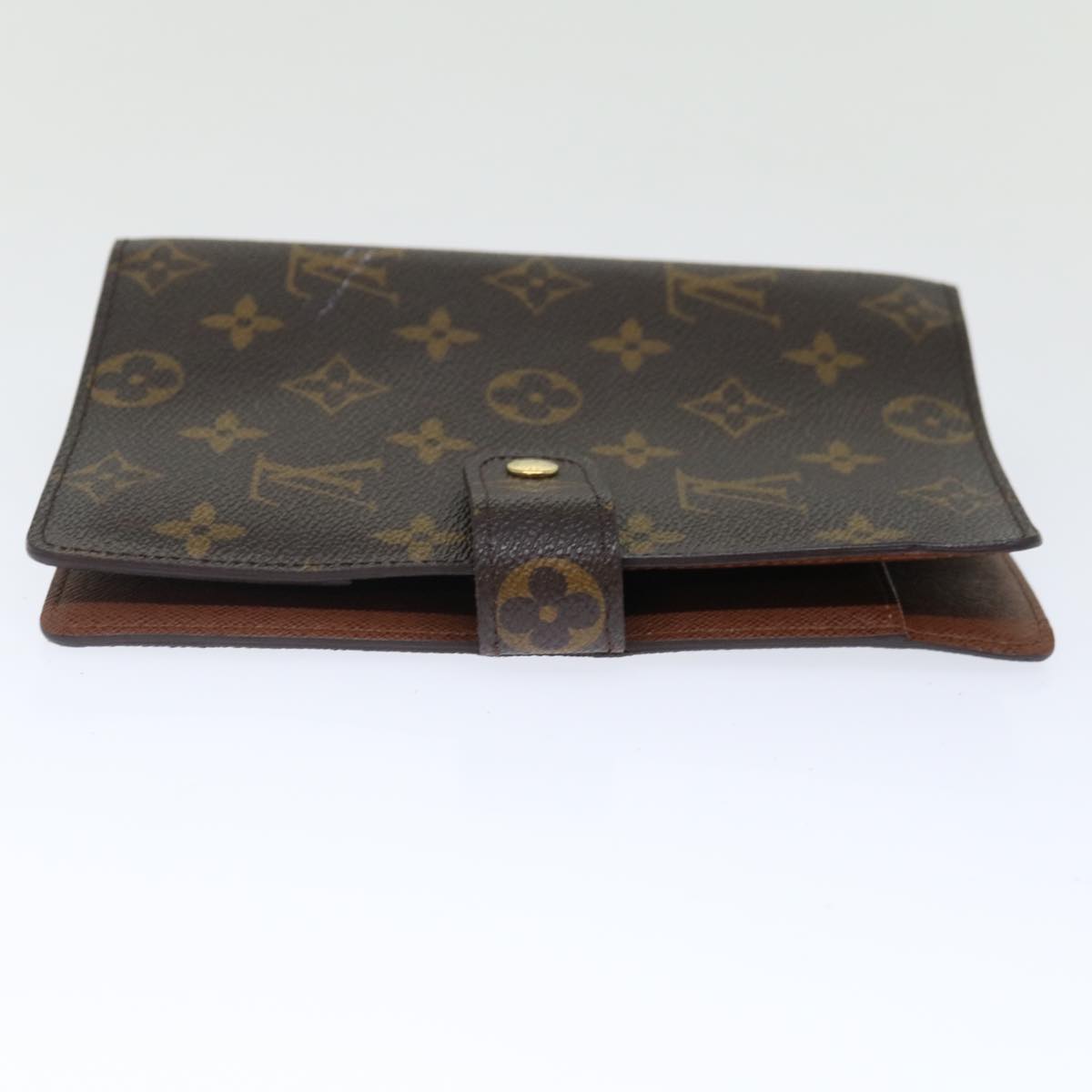 Louis Vuitton Agenda MM Brown Canvas Wallet Accessories