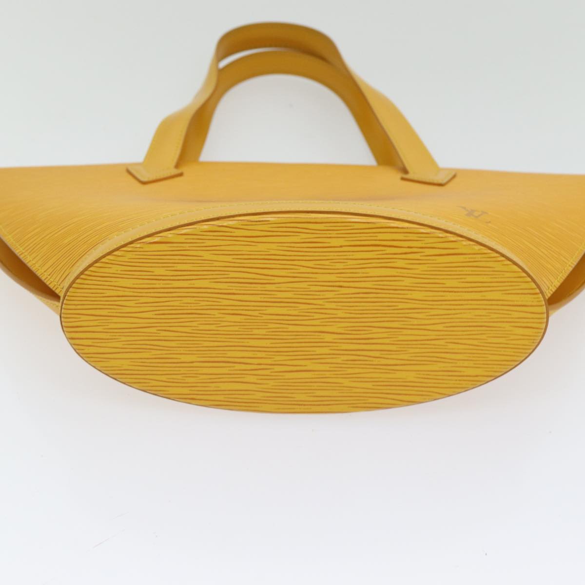 Louis Vuitton Saint Jacques Yellow Leather Hand Bag