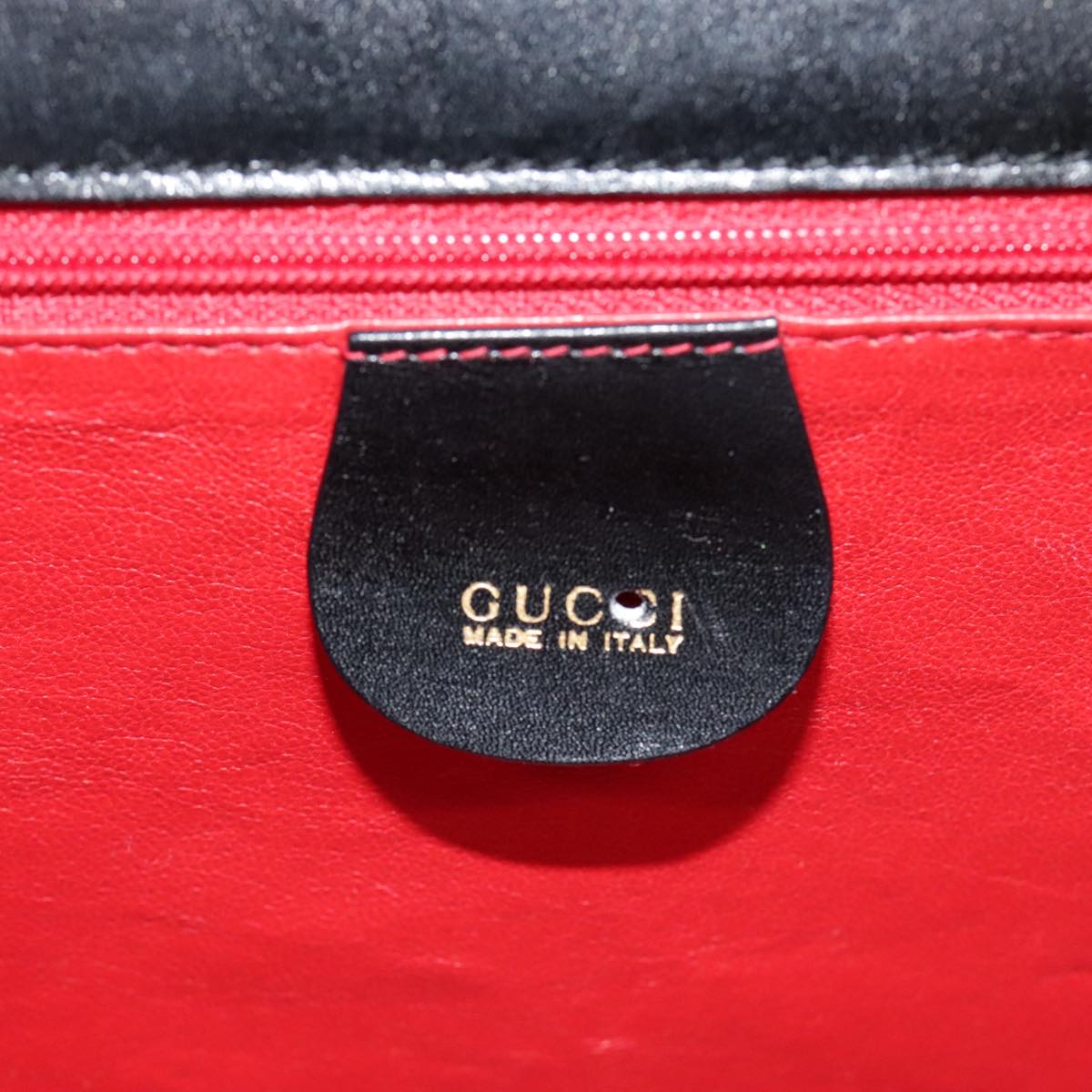 Gucci Lady Lock Black Leather Hand Bag