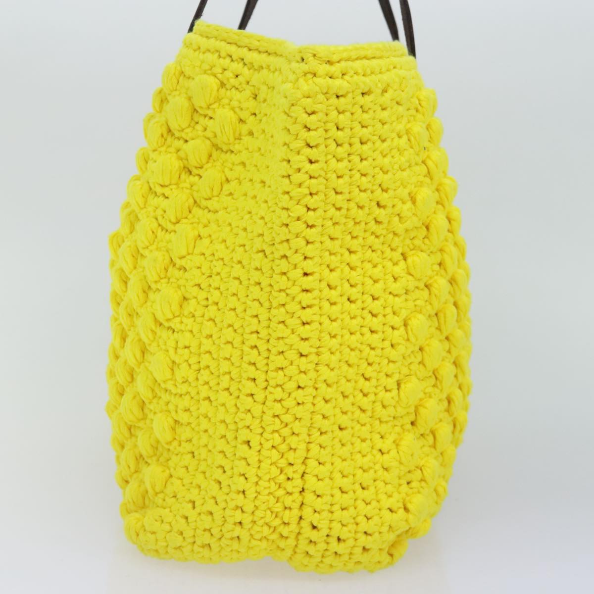 Fendi Yellow Cotton Tote Bag