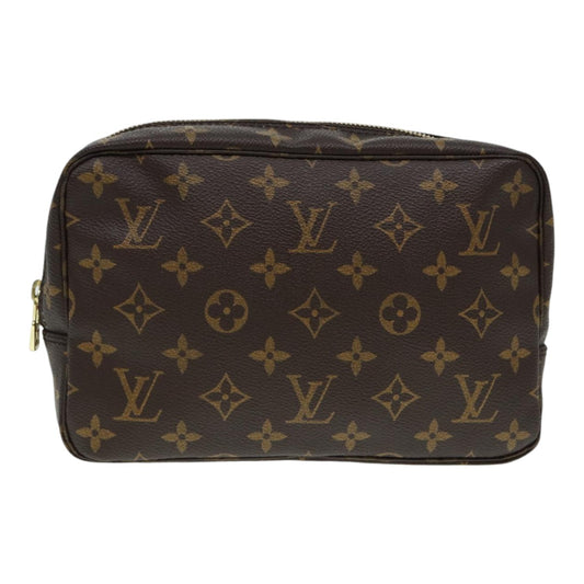 Louis Vuitton Truth Toilette 23 Brown Canvas Clutch Bag