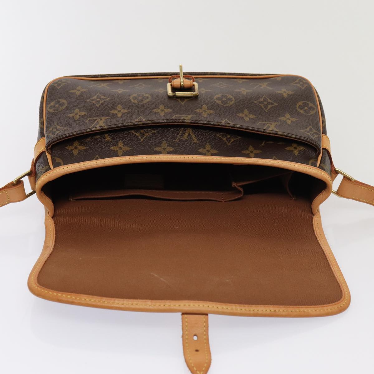 Louis Vuitton Sologne Brown Canvas Shoulder Bag