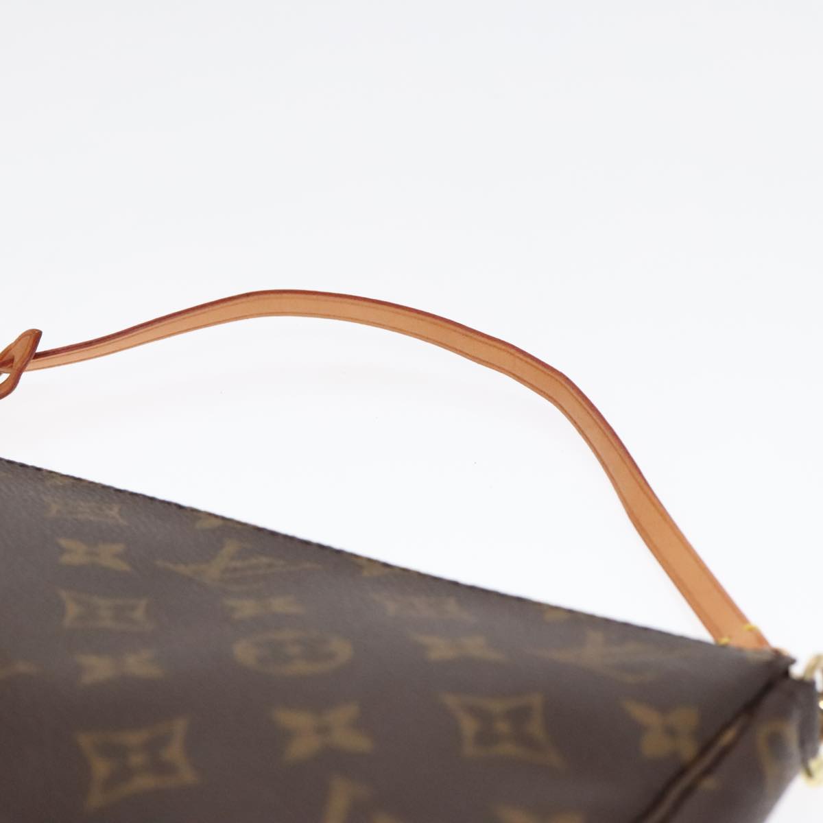 Louis Vuitton Pochette Accessoire Brown Canvas Clutch Bag