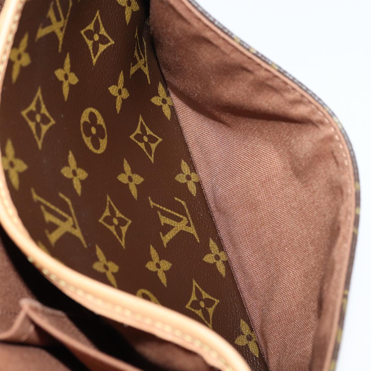 Louis Vuitton Sologne Brown Canvas Shoulder Bag