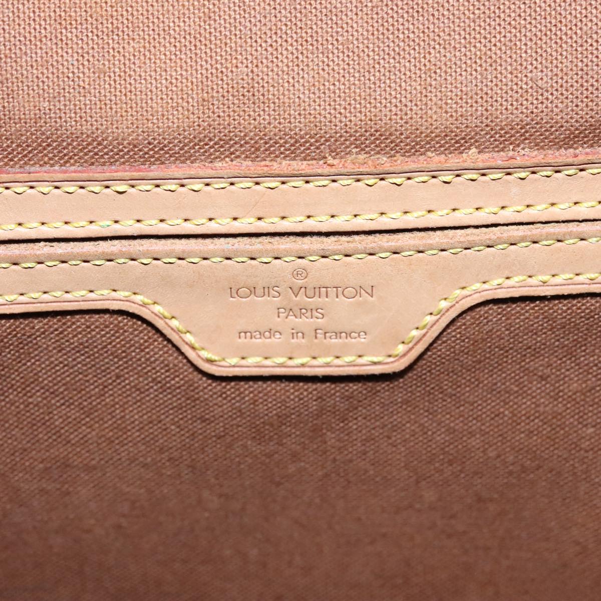 Louis Vuitton Montsouris GM Brown Canvas Backpack Bag