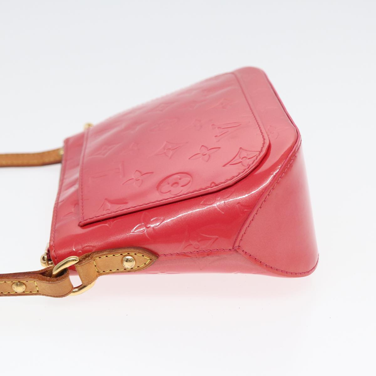 Louis Vuitton Minna Red Patent Leather Shoulder Bag