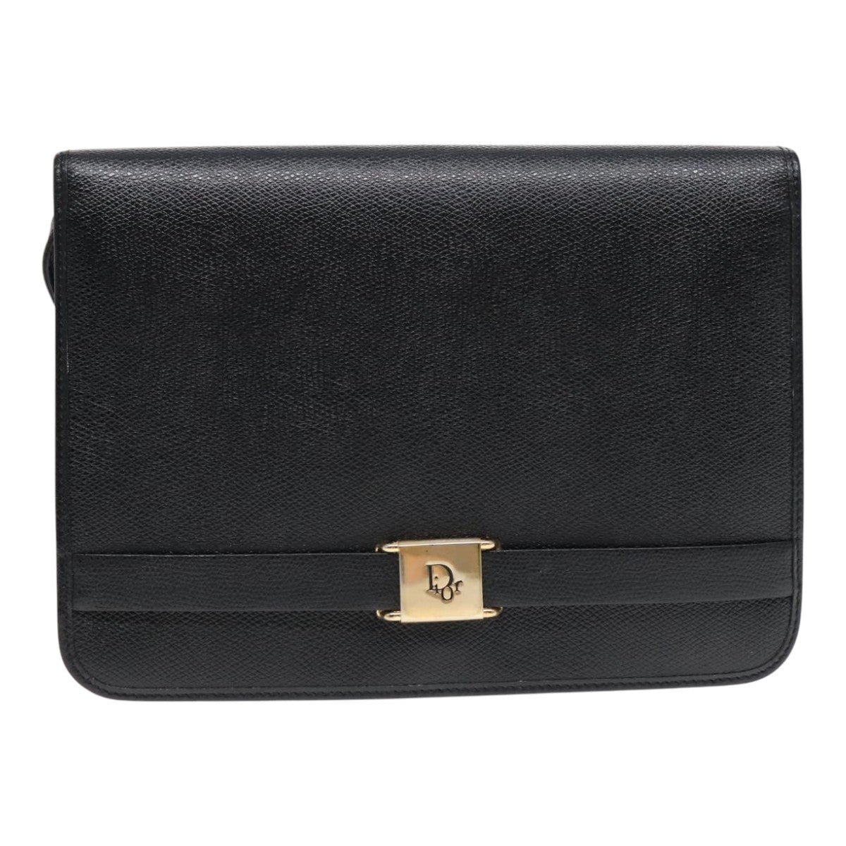 Dior Black Leather Shoulder Bag