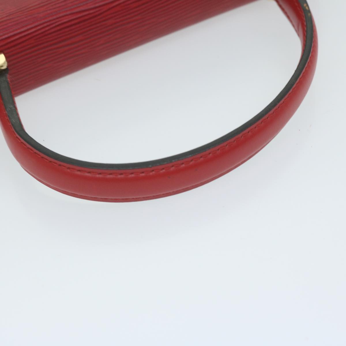 Louis Vuitton Malesherbes Red Leather Hand Bag