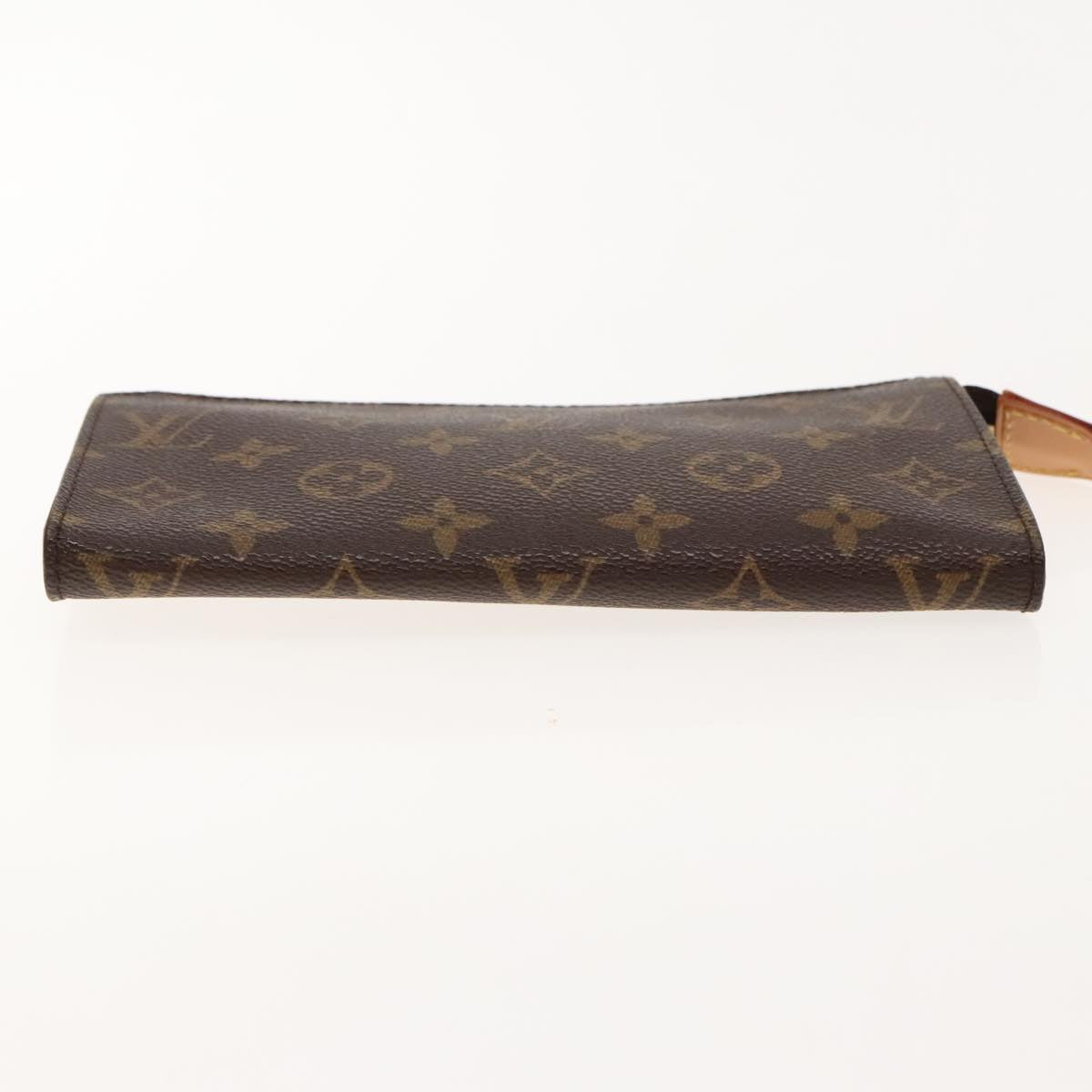 Louis Vuitton Pochette Accessoire Brown Canvas Clutch Bag