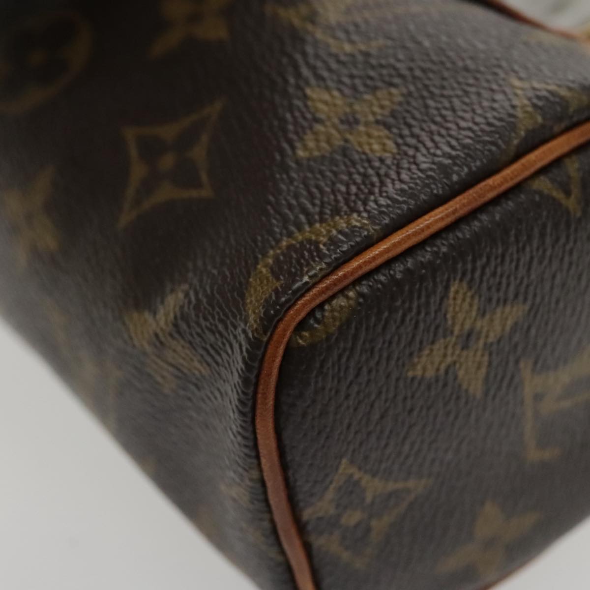 Louis Vuitton Mini speedy Brown Canvas Hand Bag