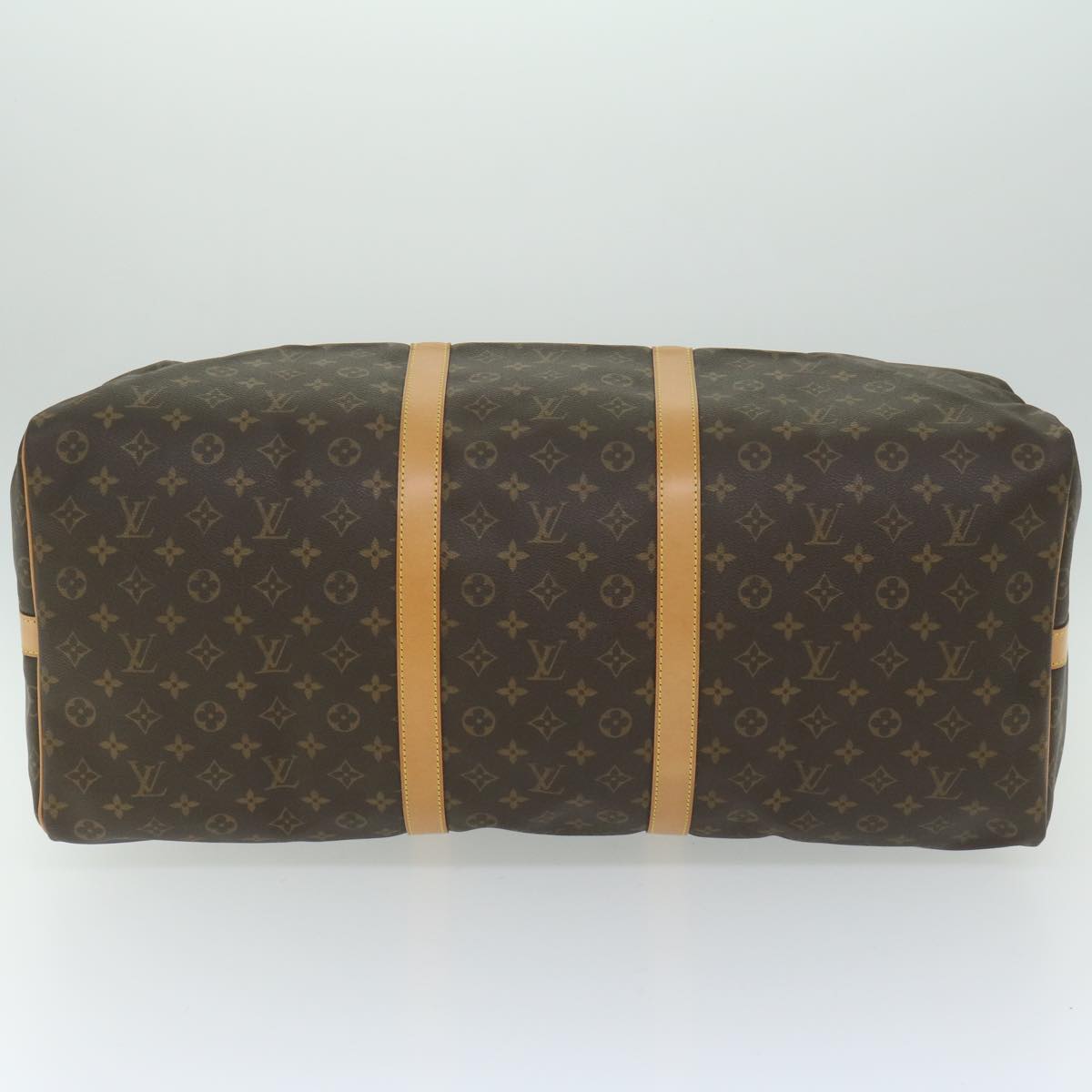 Louis Vuitton Keepall Bandoulière 60 Brown Canvas Shoulder Bag