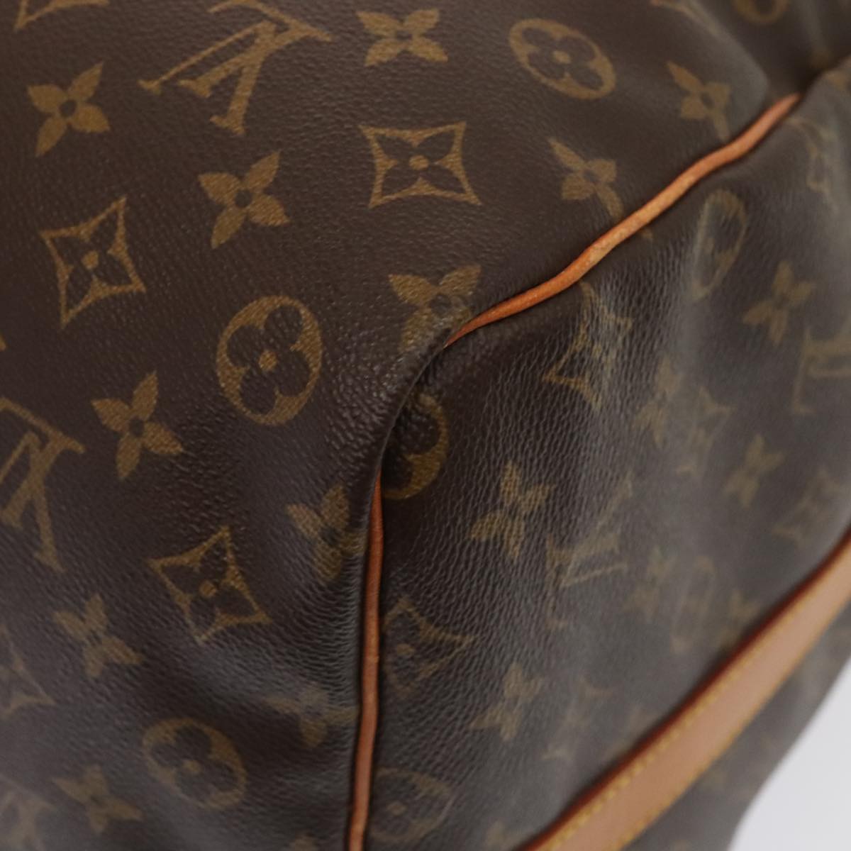 Louis Vuitton Keepall Bandoulière 60 Brown Canvas Travel Bag