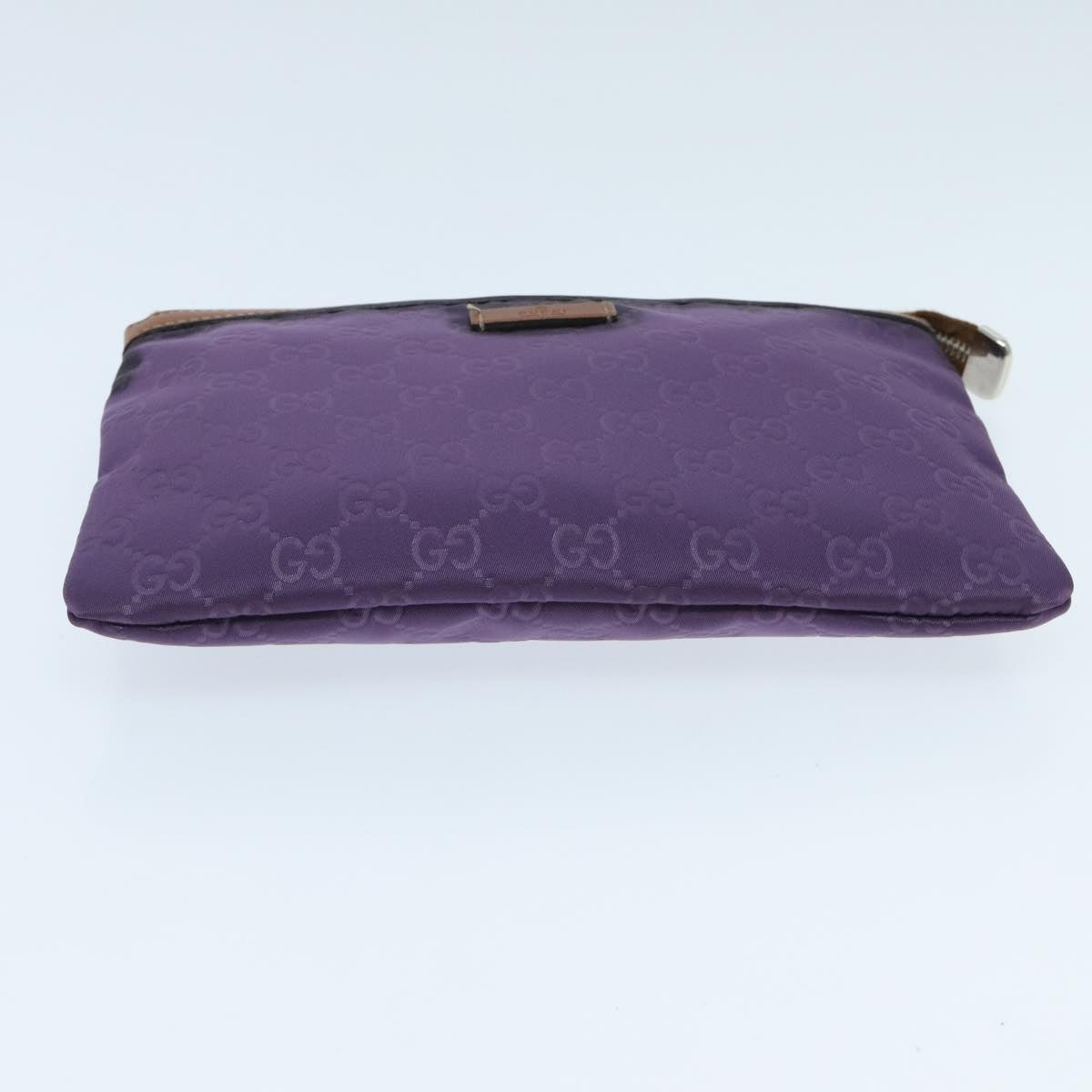 Gucci GG canvas Purple Canvas Clutch Bag