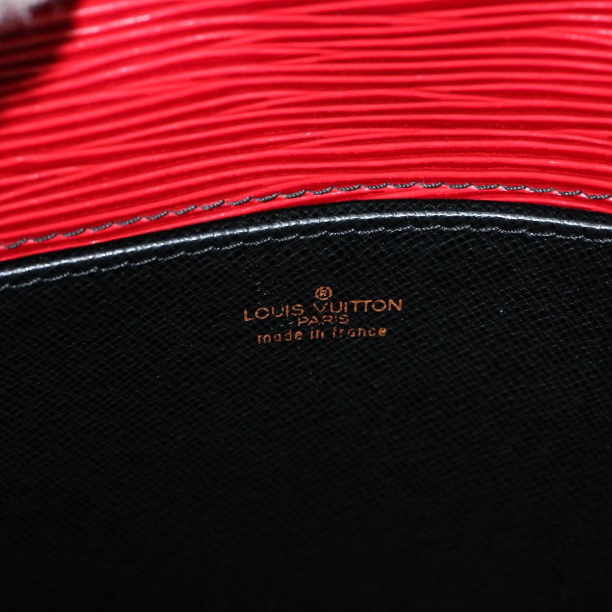 Louis Vuitton Jena Red Leather Clutch Bag