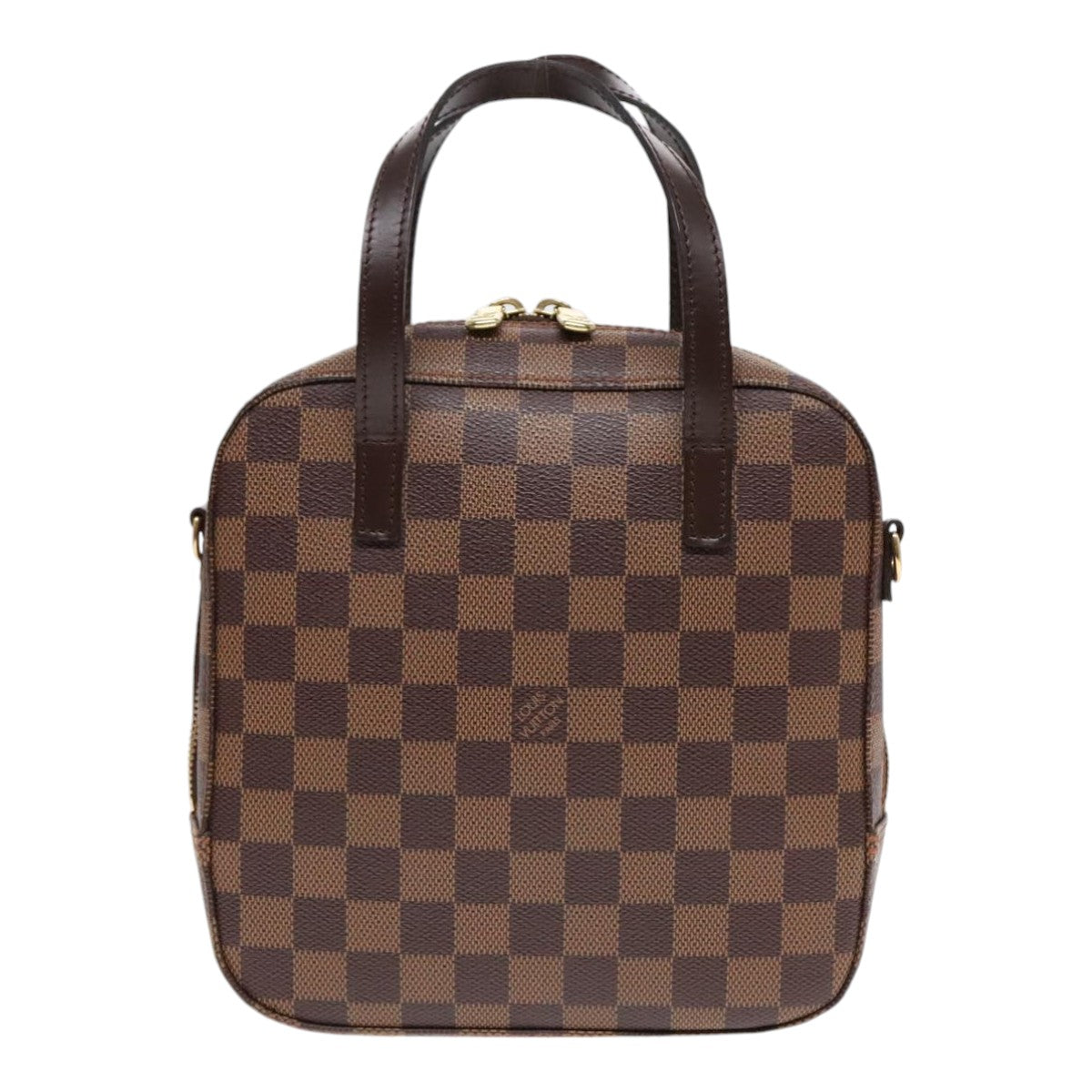 Louis Vuitton Spontini Brown Canvas Hand Bag