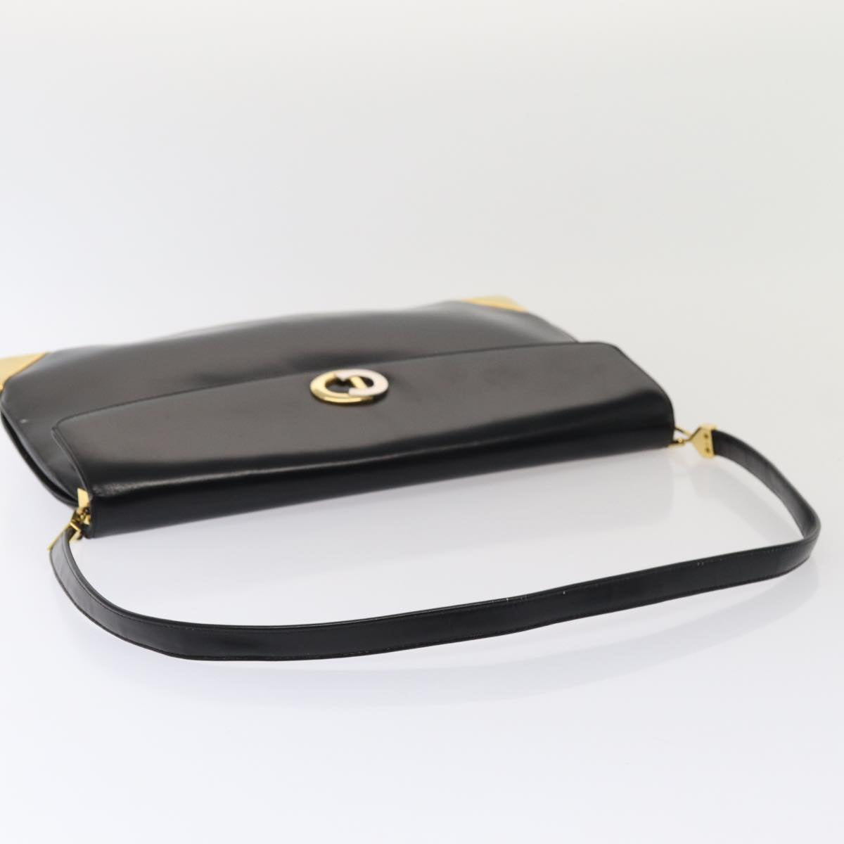 Dior Black Leather Shoulder Bag