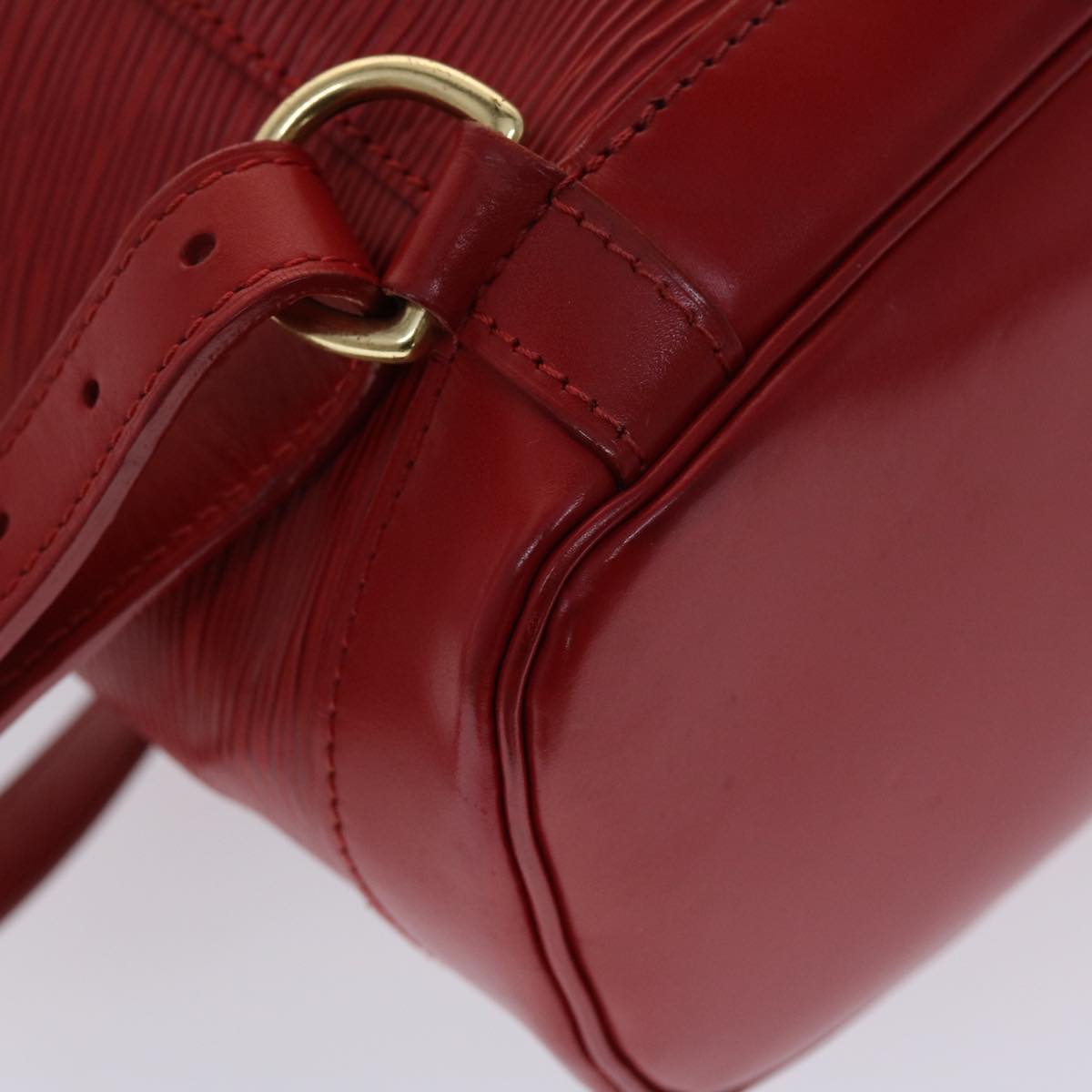 Louis Vuitton Montsouris Red Leather Backpack Bag