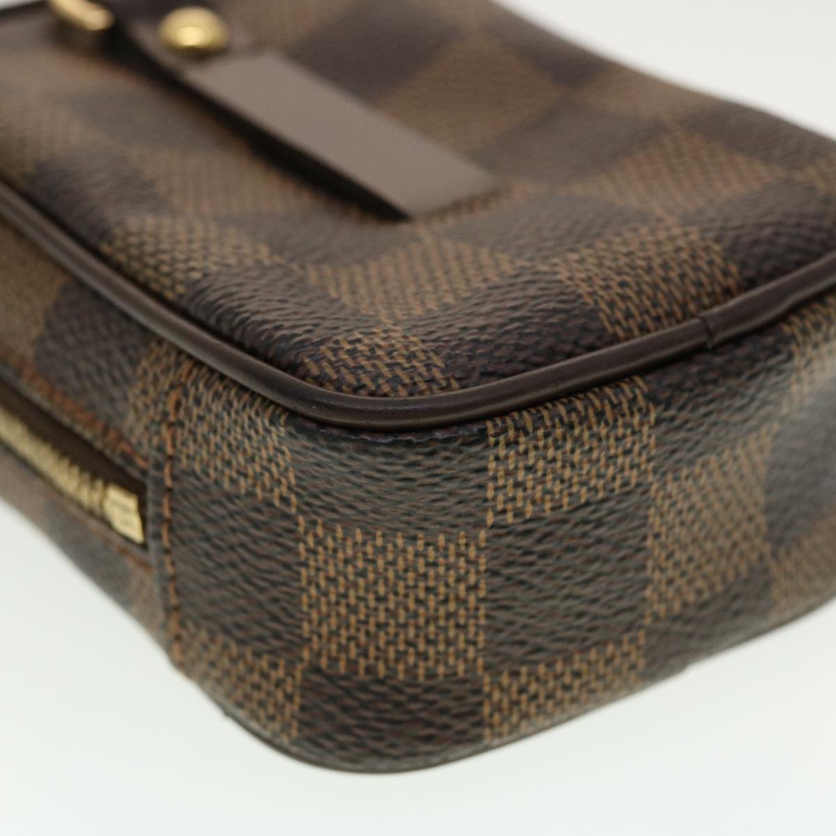 Louis Vuitton Okapi Brown Canvas Clutch Bag