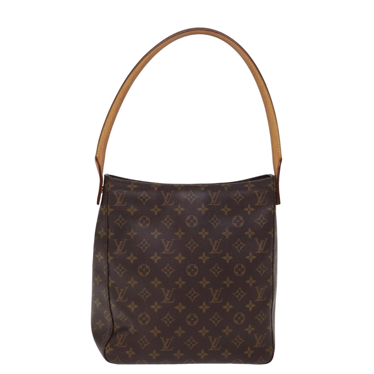 Louis Vuitton Looping Brown Canvas Shoulder Bag