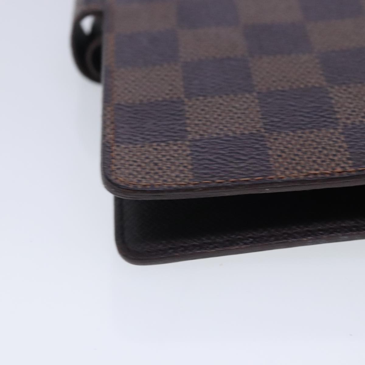 Louis Vuitton Agenda MM Brown Canvas Wallet Accessories