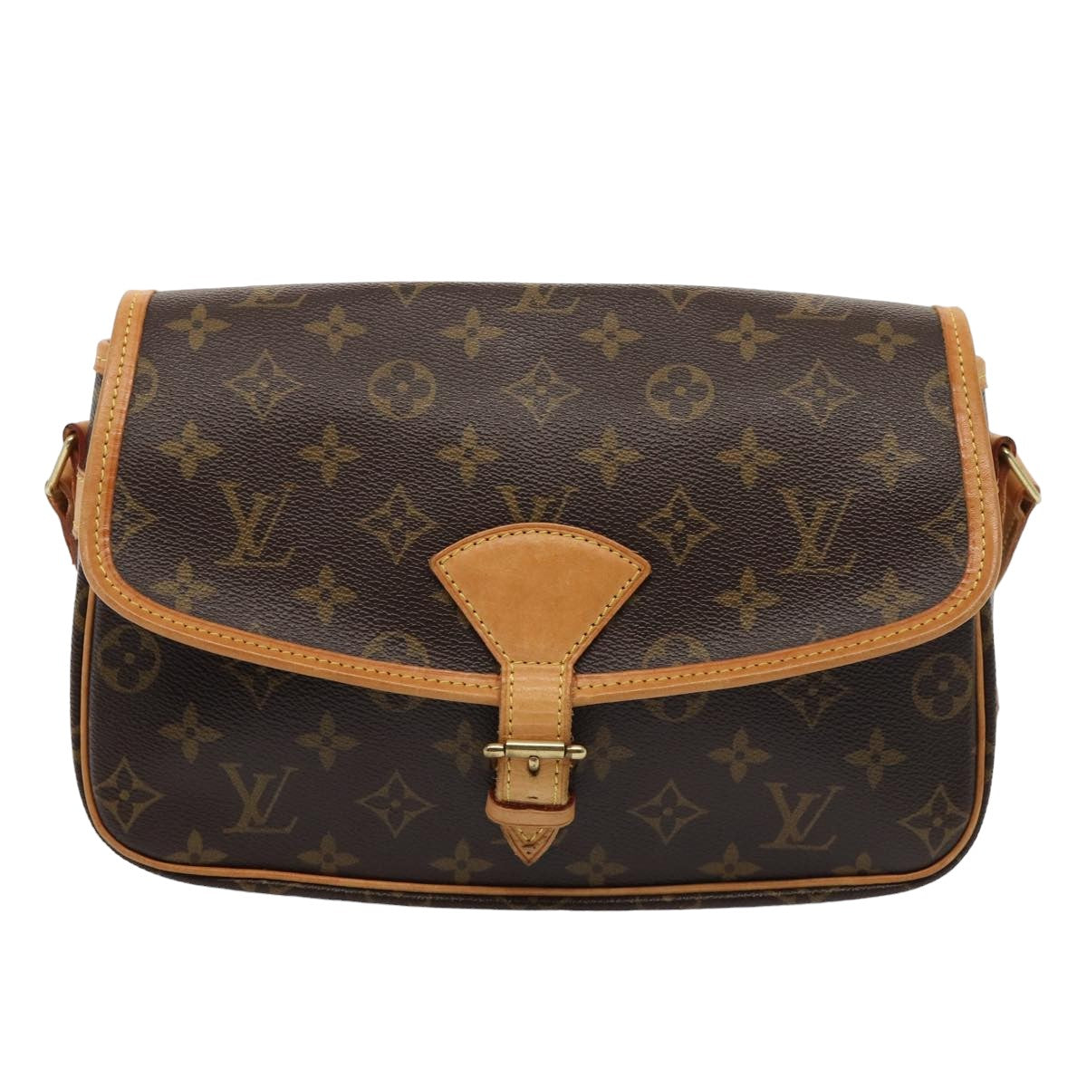 Louis Vuitton Sologne Brown Canvas Shoulder Bag