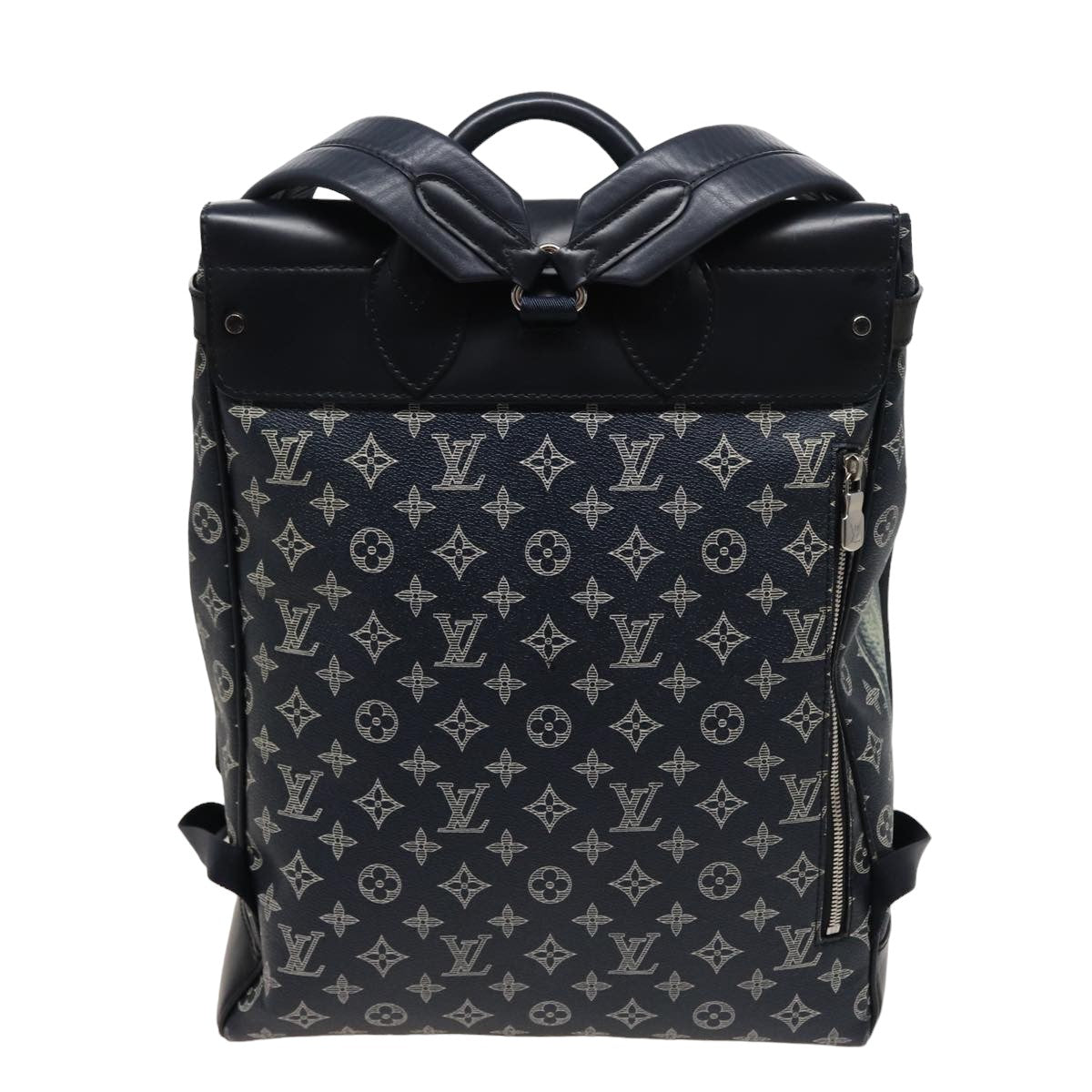 Louis Vuitton Steamer Black Canvas Backpack Bag