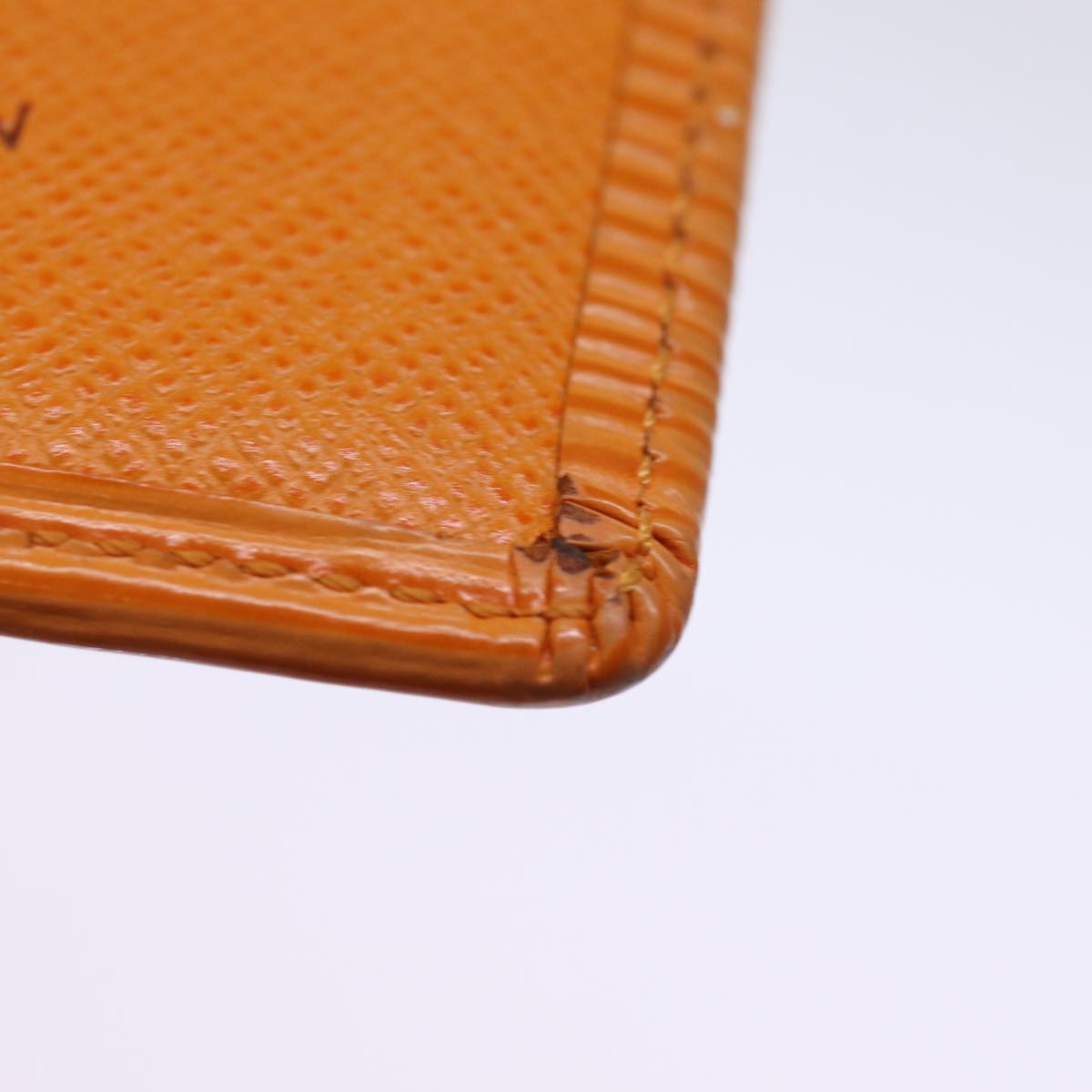 Louis Vuitton Organizer de poche Orange Leather Wallet Accessories