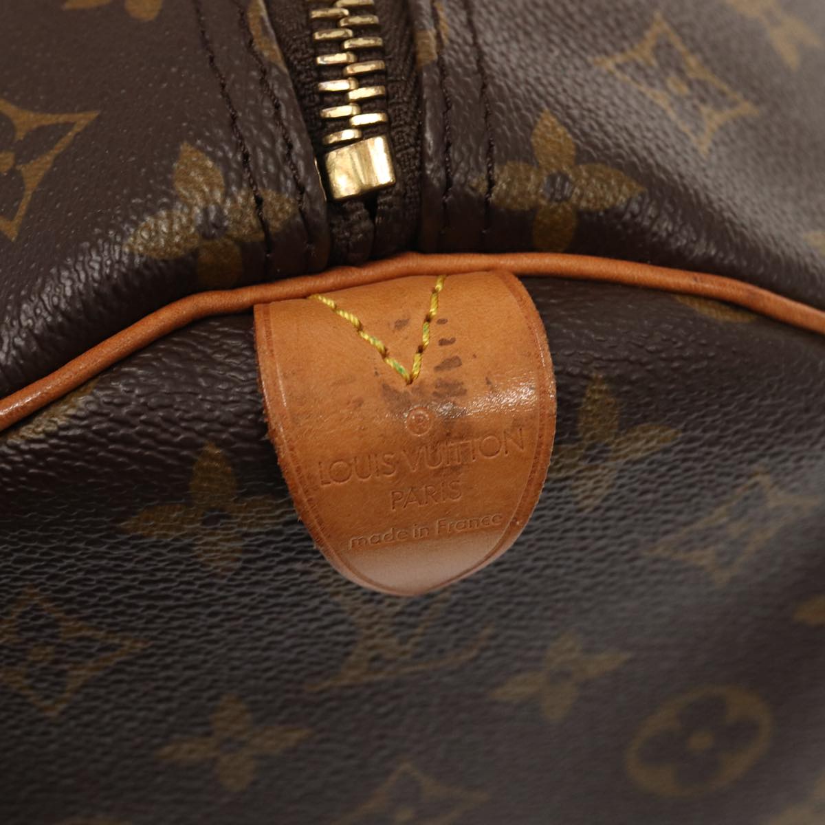 Louis Vuitton Keepall 60 Brown Canvas Travel Bag