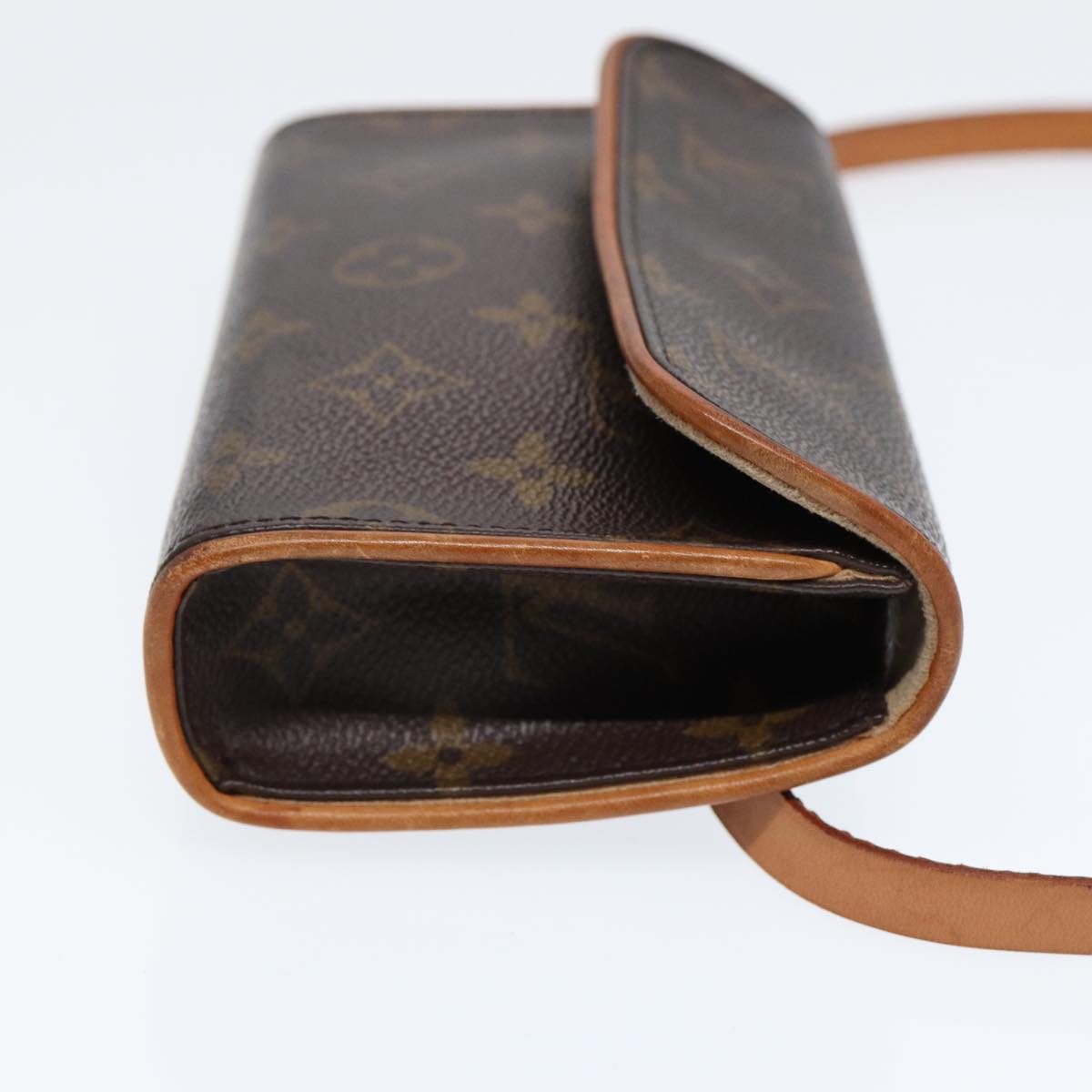 Louis Vuitton Florentine Brown Canvas Clutch Bag