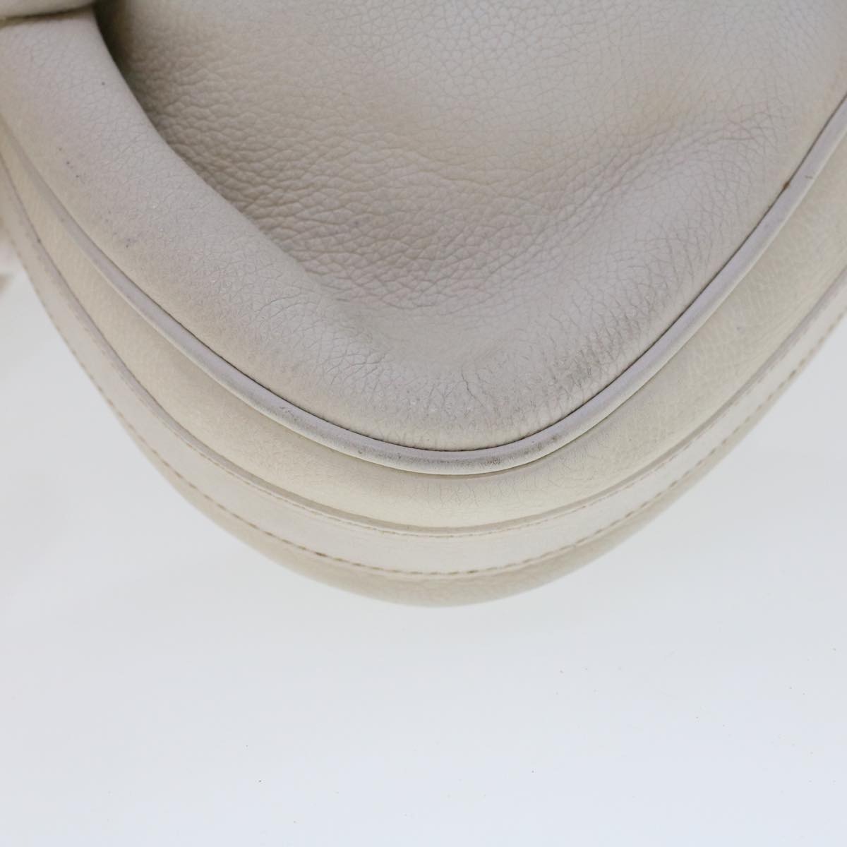 Gucci White Leather Shoulder Bag