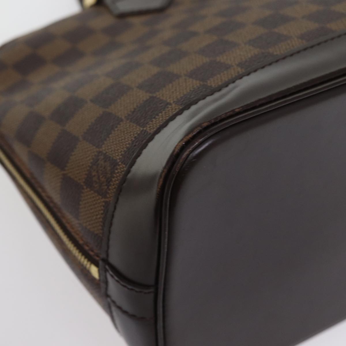 Louis Vuitton Alma Brown Canvas Hand Bag