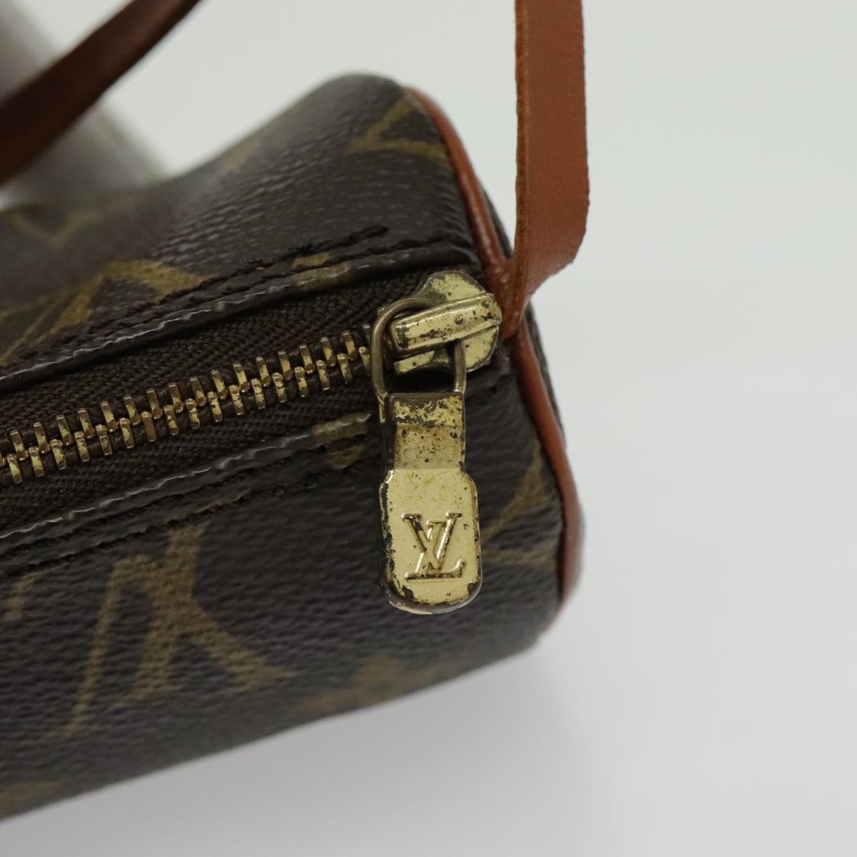 Louis Vuitton Mini baby papillon Brown Canvas Clutch Bag