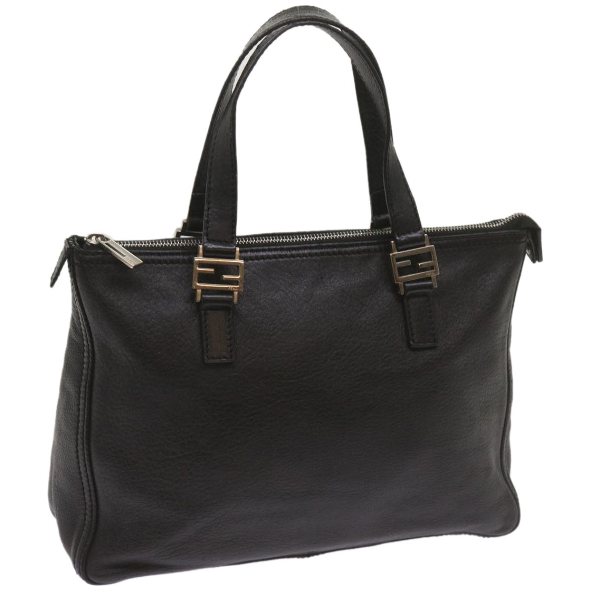 Fendi -- Black Leather Hand Bag