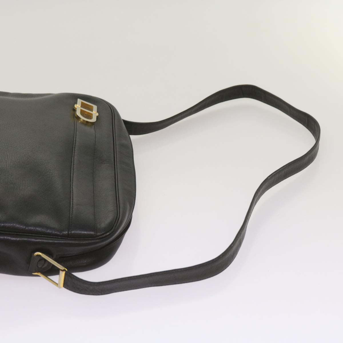 Dior Black Leather Shoulder Bag