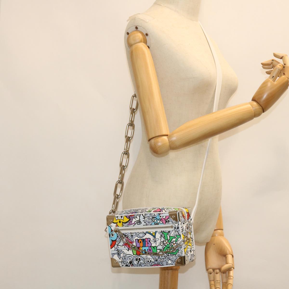 Louis Vuitton Soft Trunk Mini Multicolour Canvas Shoulder Bag