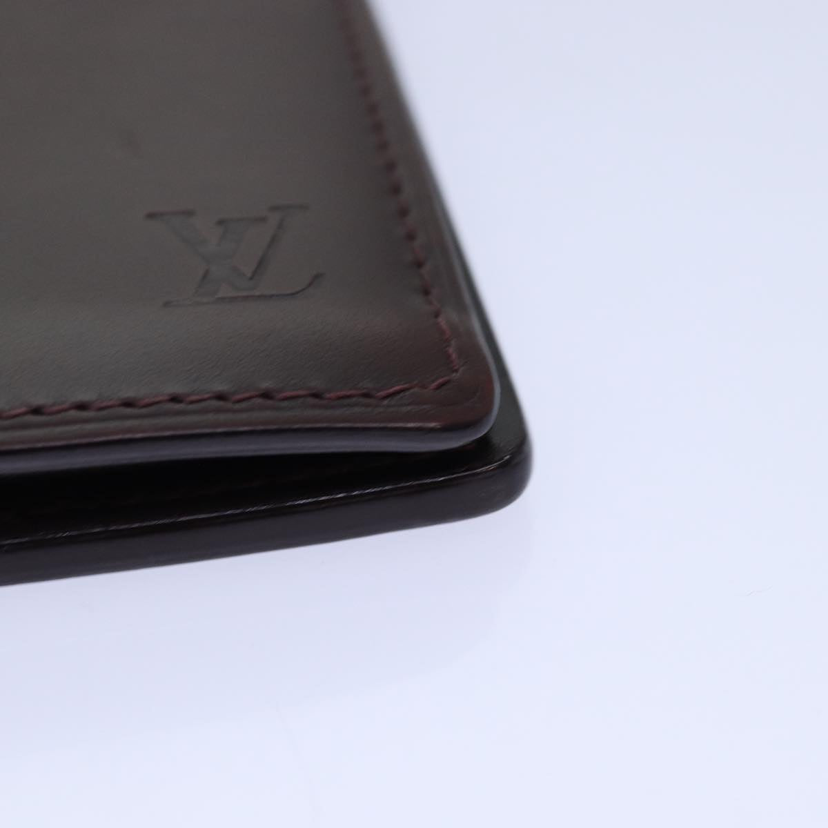 Louis Vuitton Brazza Brown Leather Wallet Accessories