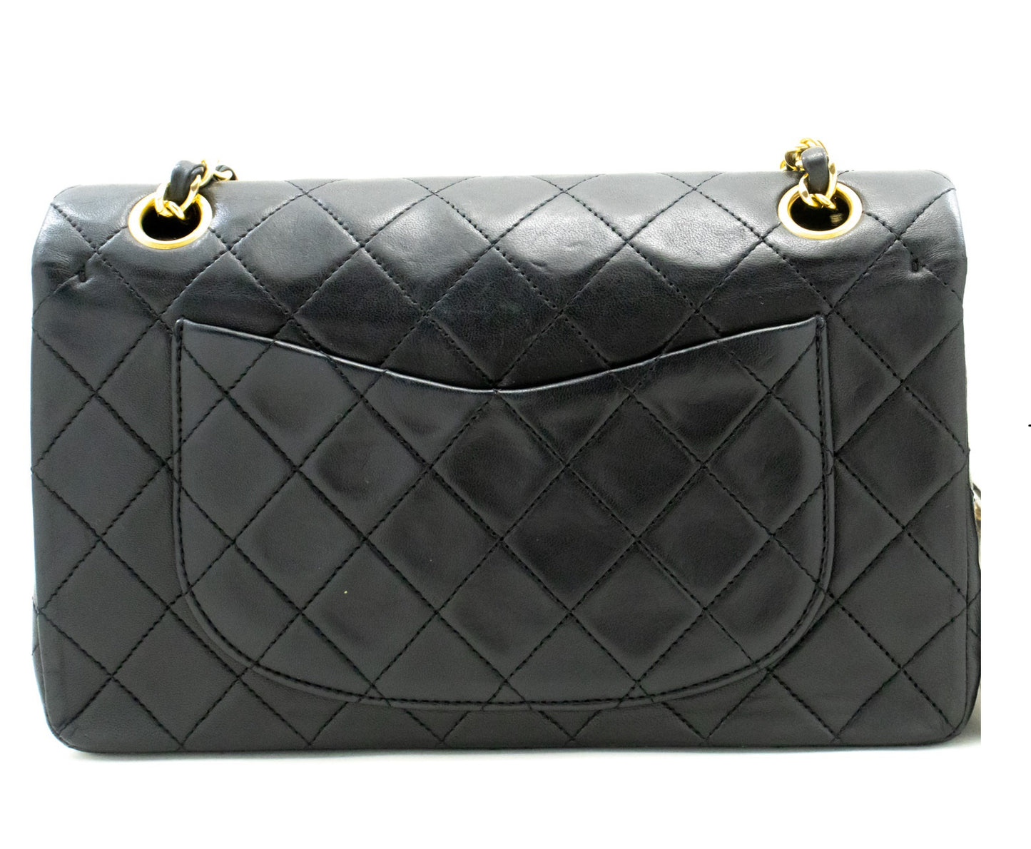 Chanel Timeless Black Leather Shoulder Bag