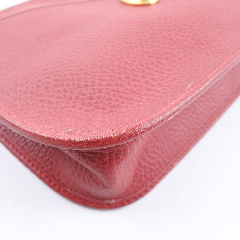 Dior Red Leather Clutch Bag