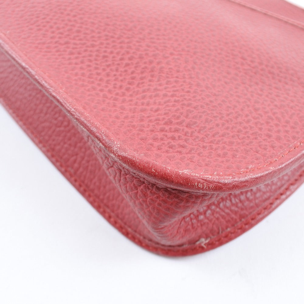 Dior Red Leather Clutch Bag