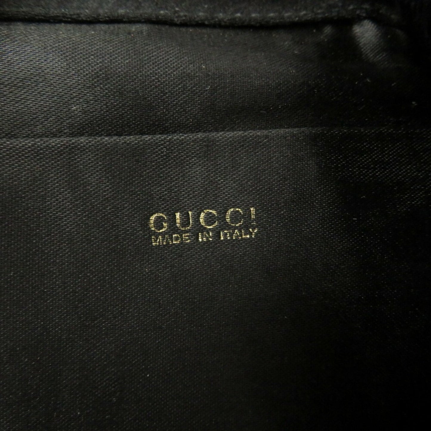 Gucci Bamboo Black Synthetic Backpack Bag