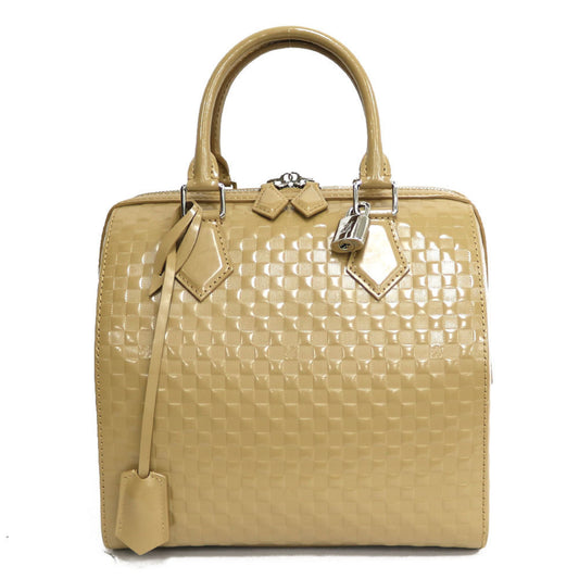 Louis Vuitton Speedy Beige Leather Hand Bag