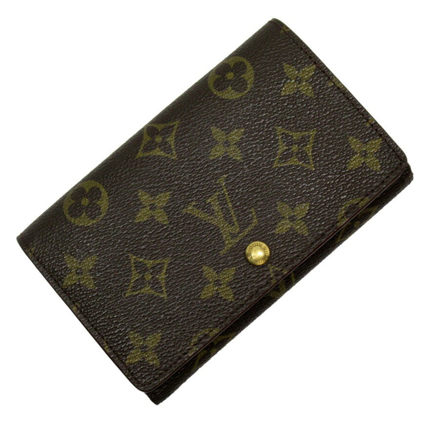 Louis Vuitton Trésor Brown Canvas Wallet Accessories